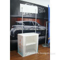 Trade show promotion table, Yuzhen sales ABS promotion table display, portable supermarket promotion table